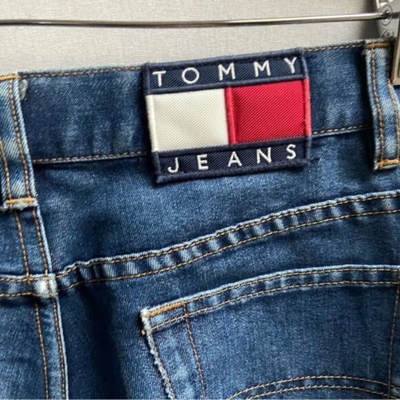 Vintage Tommy Hilfiger Y2K straight leg denim jeans Sz 29 - Picture 5 of 11